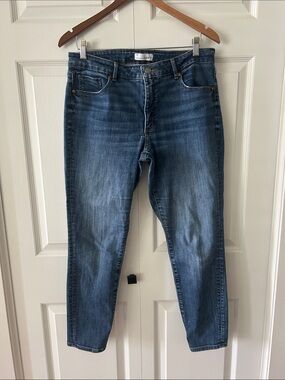 Loft Curvy Skinny Ankle Jeans Sz 12